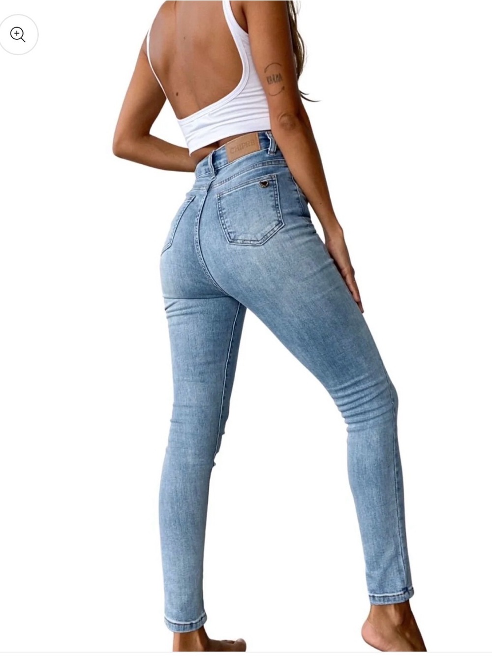 Chipre Darmha High-Rise Light Blue Skinny Jeans 24